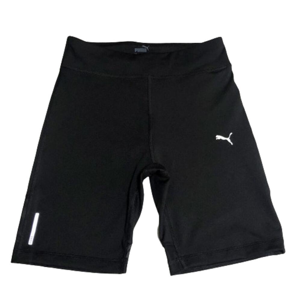 Puma Train Favorite Bike Compression Shorts Athleisure Yoga Black 7" Small New